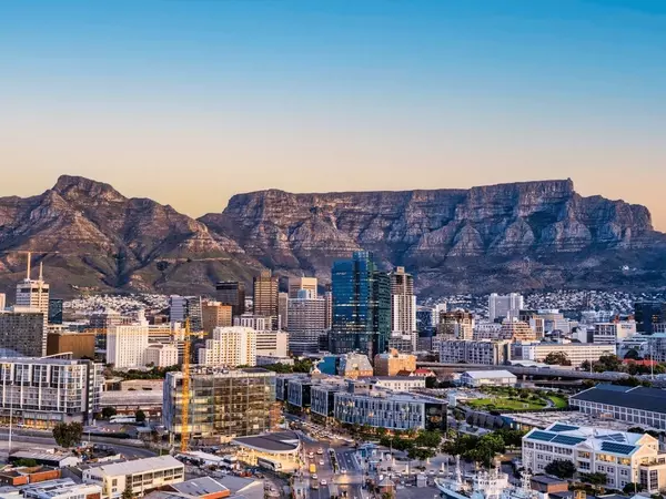 Table Mountain from the city